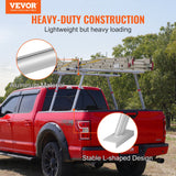 Kitchen & Bathroom DIY: VEVOR Truck Rack, 363lbs Capacity, 19-34in Adjustable Height, Aluminum Ladder Rack for Truck with 8 Non-Drilling C-clamps, Heavy Duty Truck Bed Rack Two-Bar Set for Kayak, Surfboard, Lumber, Ladder