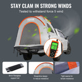 Bath Mats & Rugs: VEVOR Truck Bed Tent, 5.5'-6' Pickup Truck Tent with Rain Layer and Carry Bag, Waterproof PU2000mm Double Layer Truck Tent for Camping, Accommodate 2-3 Person, for Camping Traveling Outdoor Activities