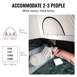 Bath Mats & Rugs: VEVOR Truck Bed Tent, 5.5'-6' Pickup Truck Tent with Rain Layer and Carry Bag, Waterproof PU2000mm Double Layer Truck Tent for Camping, Accommodate 2-3 Person, for Camping Traveling Outdoor Activities