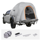 Bath Mats & Rugs: VEVOR Truck Bed Tent, 5.5'-6' Pickup Truck Tent with Rain Layer and Carry Bag, Waterproof PU2000mm Double Layer Truck Tent for Camping, Accommodate 2-3 Person, for Camping Traveling Outdoor Activities