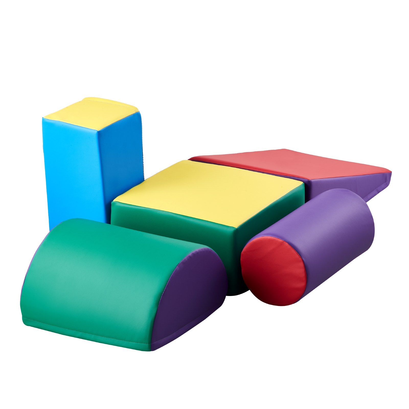 Ball Pits & Play Pens: VEVOR Climbing Toys 5 Piece Foam Climbing Blocks for Toddlers and Preschoolers