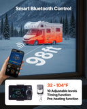 Camping Appliances: VEVOR Diesel Heater, 8KW, DC 12V, All in One Portable Diesel Air Heater with Bluetooth APP Control, Remote Control and LCD Screen, 4.5 L Fuel Tank for Vehicles, Vans, RVs, Campers, and Garages