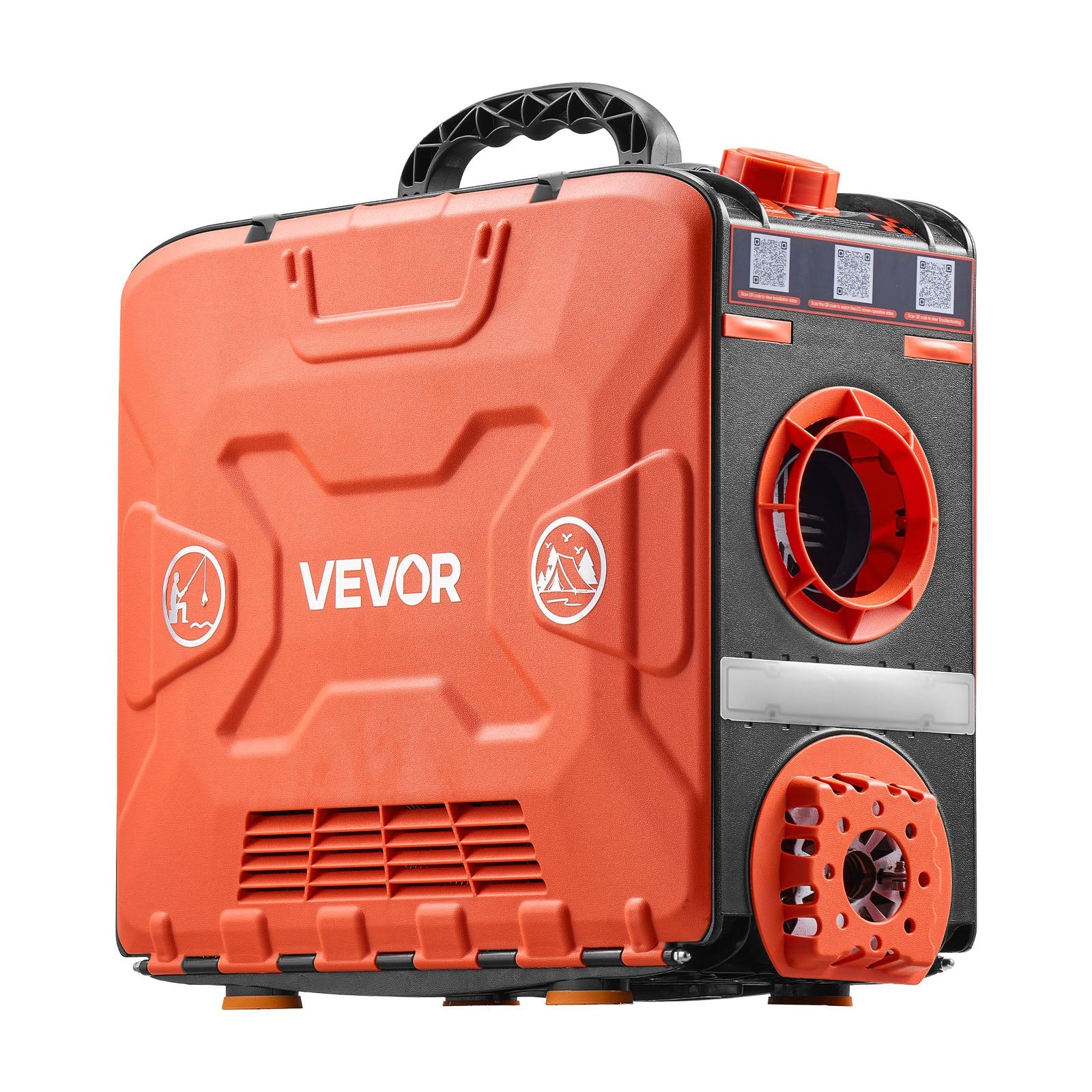 Diesel Heater, 8KW, DC 12V, All in One Portable Diesel Air Heater with Bluetooth APP Control, Remote Control and LCD Screen, 4.5 L Fuel Tank for Vehicles, Vans, RVs, Campers, and Garages