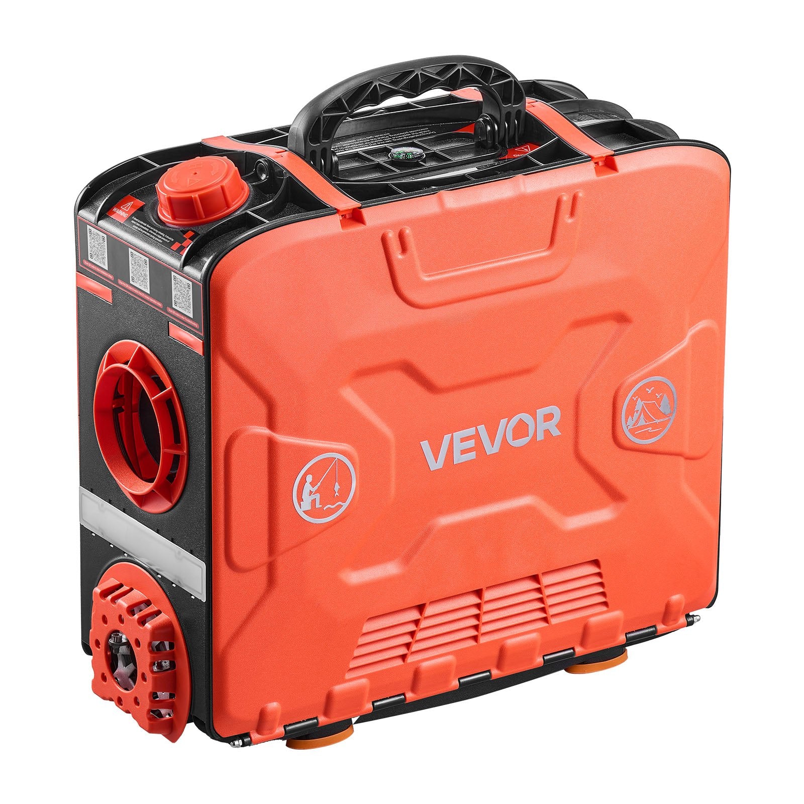 Diesel Heater, 8KW, DC 12V, All in One Portable Diesel Air Heater with Bluetooth APP Control, Remote Control and LCD Screen, 4.5 L Fuel Tank for Vehicles, Vans, RVs, Campers, and Garages