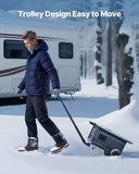Air Conditioner Accessories: VEVOR Diesel Heater, 8KW, DC 12V/24V, All in One Portable Diesel Air Heater with Bluetooth APP Control, Remote Control and LCD Screen, Trolley Design, 5 L Fuel Tank for Trucks, Vans, RVs, Campers