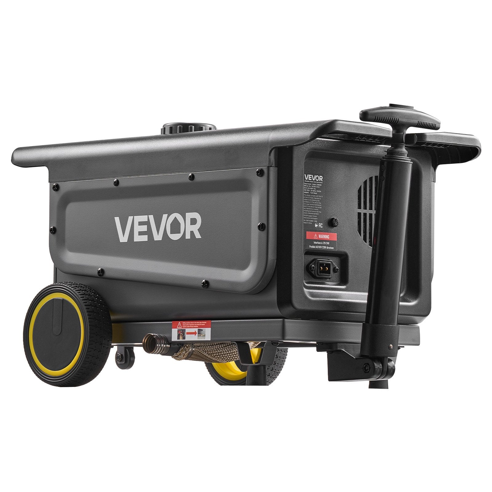 Diesel Heater, 8KW, DC 12V/24V, All in One Portable Diesel Air Heater with Bluetooth APP Control, Remote Control and LCD Screen, Trolley Design, 5 L Fuel Tank for Trucks, Vans, RVs, Campers