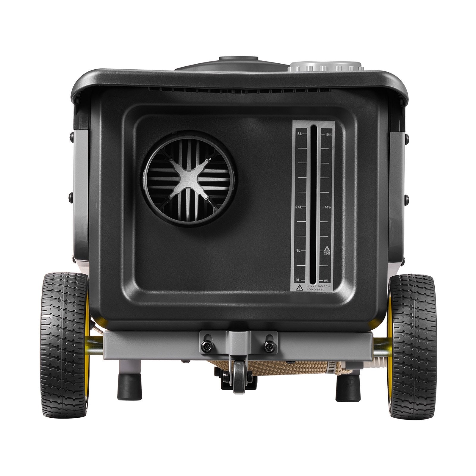 Diesel Heater, 8KW, DC 12V/24V, All in One Portable Diesel Air Heater with Bluetooth APP Control, Remote Control and LCD Screen, Trolley Design, 5 L Fuel Tank for Trucks, Vans, RVs, Campers