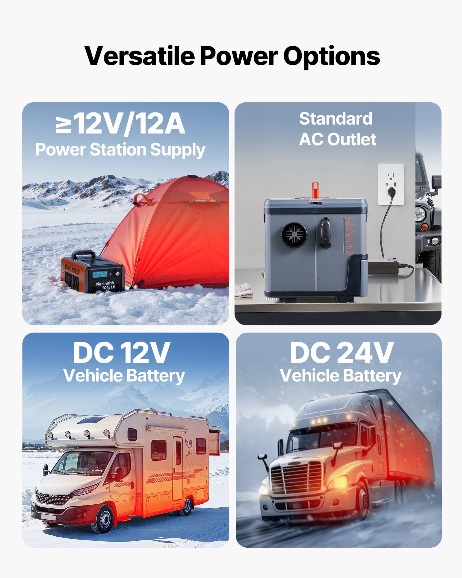 Camping Appliances: VEVOR Diesel Heater, 8KW, DC 12V/24V, All in One Portable Diesel Air Heater with Bluetooth APP Control, Remote Control and LCD Screen, 5 L Fuel Tank for Trucks, Vans, RVs, Campers, and Garages