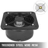 Fuel & Exhaust: VEVOR Industrial Ventilation Extractor Metal Axial Exhaust Commercial 12 inch Air Blower Fan 250MM opening exhaust fan 2800 RPM Low Noise Stable Running