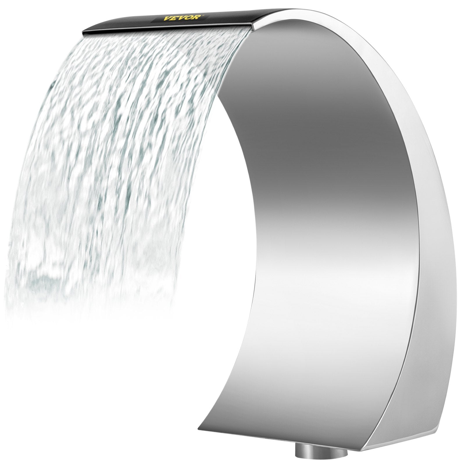Swimming Pools: VEVOR Stainless Steel Pool Fountain 17.7 x 11.8 x 23.6 inches Pool Fountain Silver Pool Fountains for In Ground Pools Garden Outdoor Waterfalls Sheer Descent Pond Water Feature