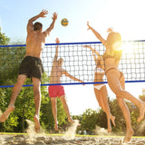 Basketball & Basketball Accessories: VEVOR Outdoor Portable Volleyball Net System, Adjustable Height Steel Poles, Professional Volleyball Set with PVC Volleyball, Pump, Carrying Bag, Heavy Duty Volleyball Net for Backyard, Beach, Lawn