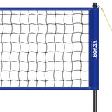 Basketball & Basketball Accessories: VEVOR Outdoor Portable Volleyball Net System, Adjustable Height Steel Poles, Professional Volleyball Set with PVC Volleyball, Pump, Carrying Bag, Heavy Duty Volleyball Net for Backyard, Beach, Lawn