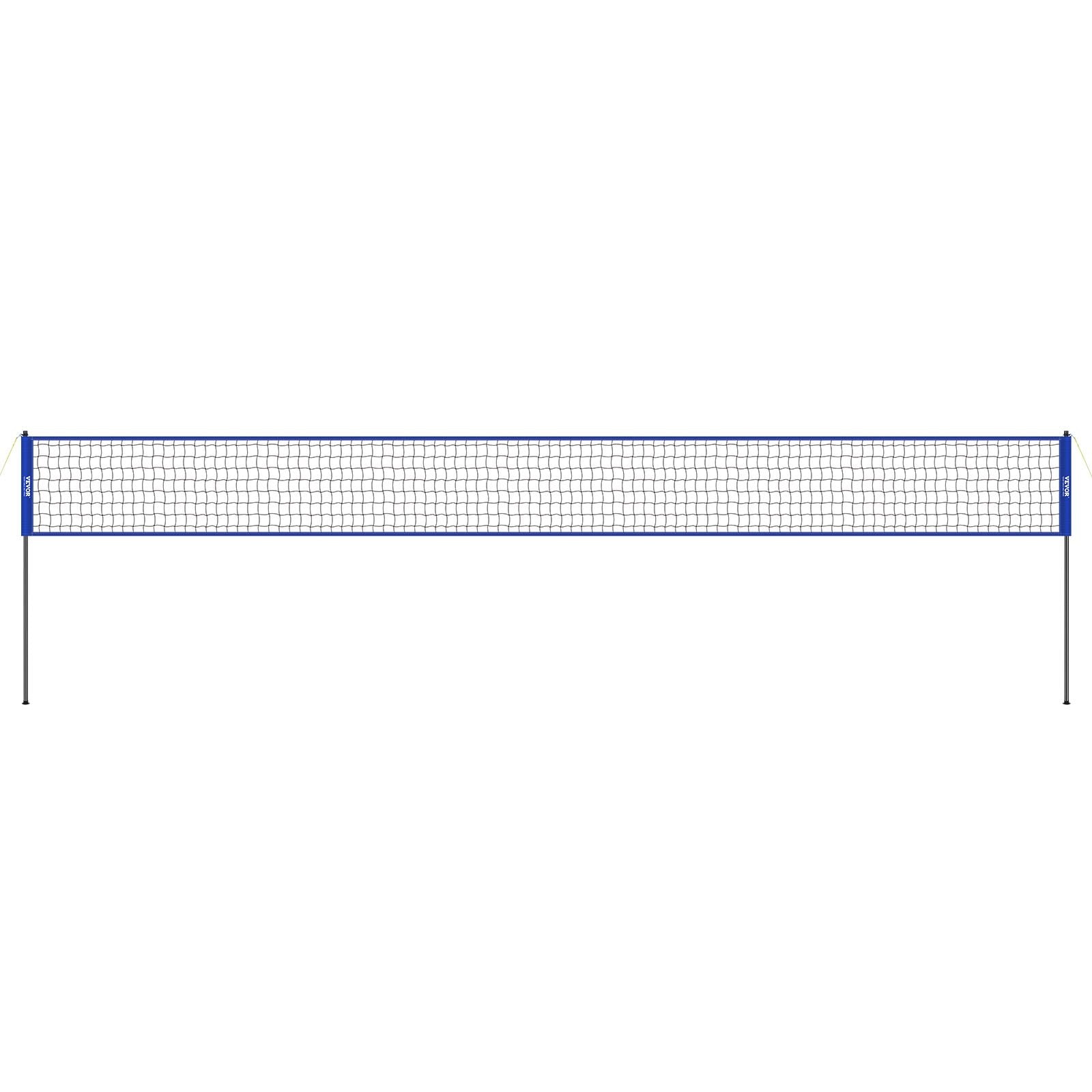 Basketball & Basketball Accessories: VEVOR Outdoor Portable Volleyball Net System, Adjustable Height Steel Poles, Professional Volleyball Set with PVC Volleyball, Pump, Carrying Bag, Heavy Duty Volleyball Net for Backyard, Beach, Lawn