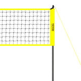 Basketball & Basketball Accessories: VEVOR Outdoor Portable Volleyball Net System, Adjustable Height Steel Poles, Professional Volleyball Set with PVC Volleyball, Pump, Carrying Bag, Heavy Duty Volleyball Net for Backyard, Beach, Lawn