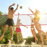 Basketball & Basketball Accessories: VEVOR Freestanding Volleyball Training Net for Indoor or Outdoor Use, Adjustable Height Portable Net System with Carrying Bag, Professional Volleyball Practice Trainer for Hitting or Serving Drills