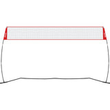 Basketball & Basketball Accessories: VEVOR Freestanding Volleyball Training Net for Indoor or Outdoor Use, Adjustable Height Portable Net System with Carrying Bag, Professional Volleyball Practice Trainer for Hitting or Serving Drills