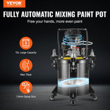 Painting Tools: VEVOR Spray Paint Pressure Pot Tank 10 L/2.5 gal Fully Automatic Stirring 70 psi
