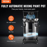 Painting Tools: VEVOR Spray Paint Pressure Pot Tank 30 L/7.5 gal Fully Automatic Stirring 70 psi