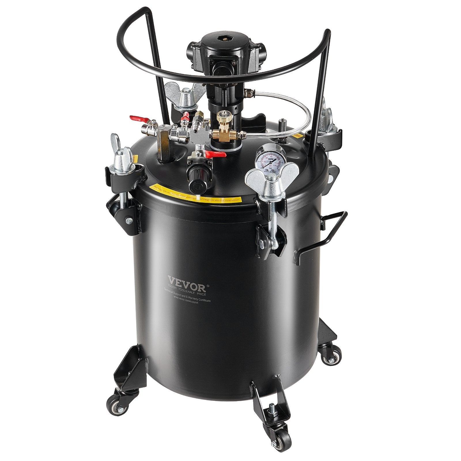 Painting Tools: VEVOR Spray Paint Pressure Pot Tank 30 L/7.5 gal Fully Automatic Stirring 70 psi