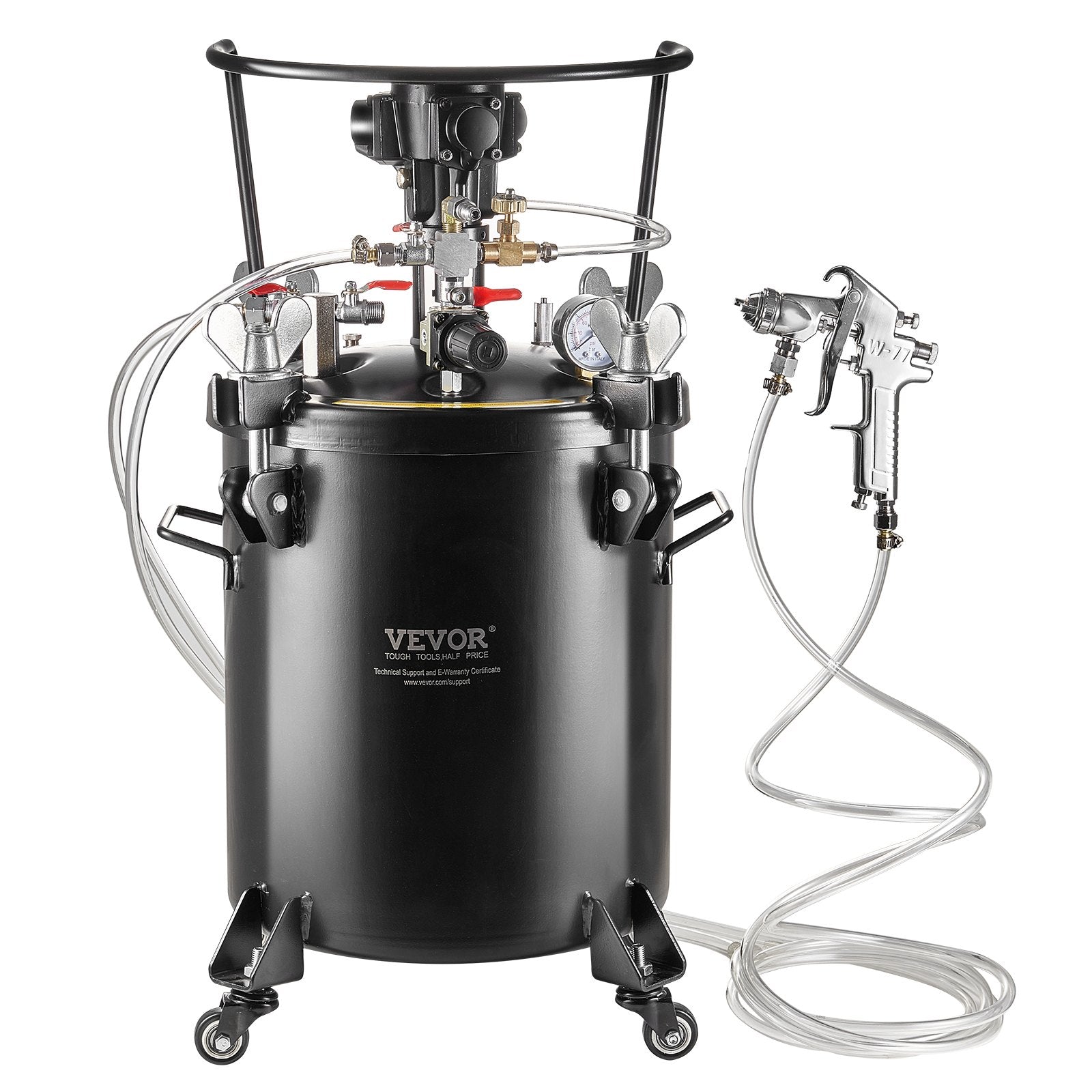 Painting Tools: VEVOR Spray Paint Pressure Pot Tank 30 L/7.5 gal Fully Automatic Stirring 70 psi