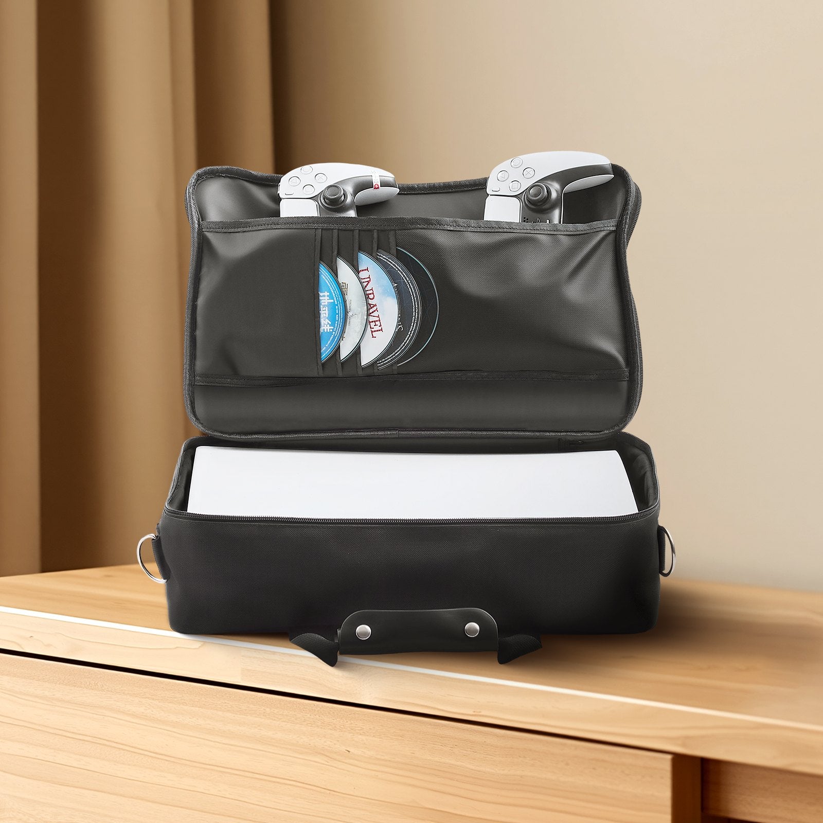 Suitcases: VEVOR PS5 Carrying Case Travel Bag for Playstation 5 PS5 Slim Waterproof Nylon
