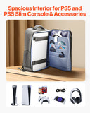 Duffel Bags: VEVOR PS5 Backpack Dual Shoulder Travel Bag for Playstation 5 PS5 Slim Nylon