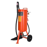 Gardening Tools: VEVOR 10 Gallon Heavy-Duty Sand Blaster, 60-110 PSI High Pressure Sandblaster, Portable Abrasive Blasting Tank, Air Sand Blasting Kit with 2 Ceramic Nozzles & 7.5ft Hose for Stain, Rust, Paint Removal