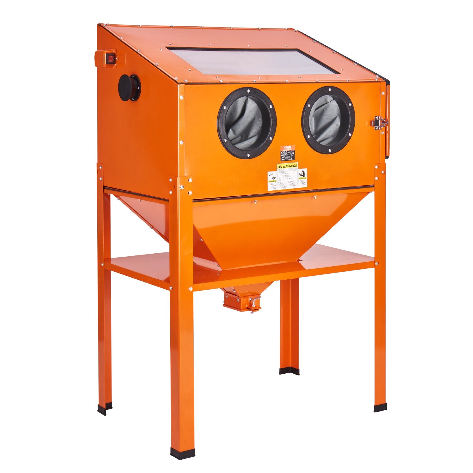 Outdoor Play Equipment: VEVOR 60 Gallon Sand Blasting Cabinet with Stand with Blasting Gun & 4 Nozzles