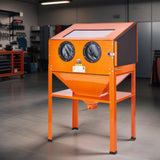Outdoor Play Equipment: VEVOR 60 Gallon Sand Blasting Cabinet with Stand with Blasting Gun & 4 Nozzles