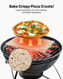 Kitchen Scales: VEVOR Pizza Stone, 508 x 355 mm Rectangular Cordierite Pizza Stone, Extra Large Baking-Stone with PP Scraper, 17 mm Thick Heat-Resistant Cordierite, for Oven, Baking Bread & Pizzas, BBQ Grilling