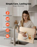 Kitchen Scales: VEVOR Pizza Stone, 508 x 355 mm Rectangular Cordierite Pizza Stone, Extra Large Baking-Stone with PP Scraper, 17 mm Thick Heat-Resistant Cordierite, for Oven, Baking Bread & Pizzas, BBQ Grilling