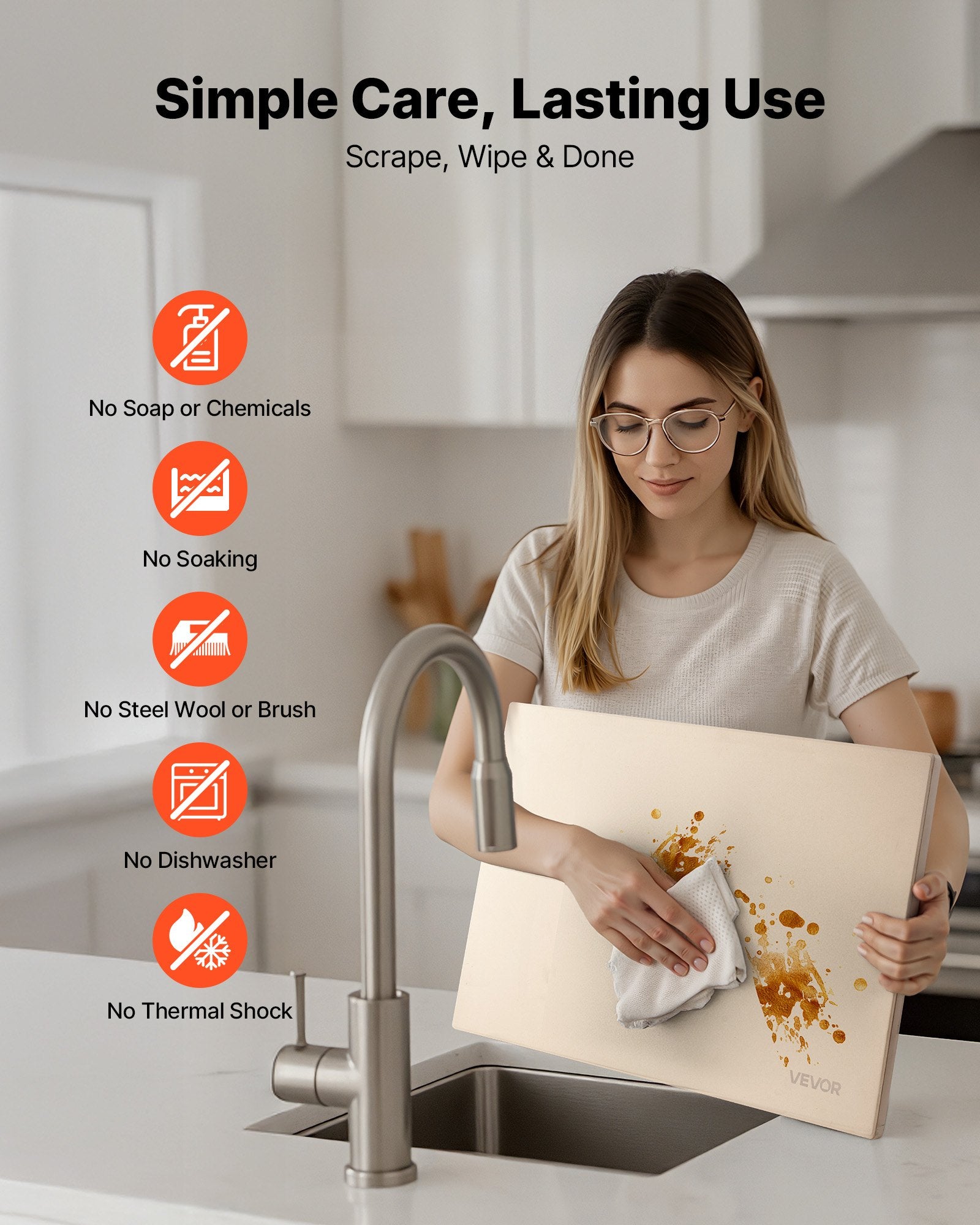 Kitchen Scales: VEVOR Pizza Stone, 508 x 355 mm Rectangular Cordierite Pizza Stone, Extra Large Baking-Stone with Aluminum Peel, 15 mm Thick Heat-Resistant Cordierite, for Oven, Baking Bread & Pizzas, BBQ Grilling