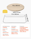Kitchen Scales: VEVOR Pizza Stone, 406 mm Round Cordierite Pizza Stone, Extra Large Baking-Stone with a Durable Stand, 17 mm Thickness Heat-Resistant Cooking Cordierite, for Kitchen Oven, Baking Pizzas, BBQ Grilling