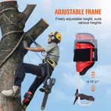 Foot Care: VEVOR Tree Climbing Spikes, 1 Pair Aluminum Climbing Spurs, 350lbs Load Capacity Tree Climbing Gear with Straps and Spike Protectors, Arborist Equipment for Climbers, Hunting, Fruit Picking, Red