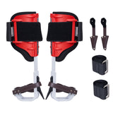 Foot Care: VEVOR Tree Climbing Spikes, 1 Pair Aluminum Climbing Spurs, 350lbs Load Capacity Tree Climbing Gear with Straps and Spike Protectors, Arborist Equipment for Climbers, Hunting, Fruit Picking, Red