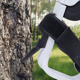 Outdoor Play Equipment: VEVOR Tree Climbing Spikes, 1 Pair Aluminum Climbing Spurs, 350lbs Load Capacity Tree Climbing Gear with Straps and Spike Protectors, Arborist Equipment for Climbers, Hunting, Fruit Picking, White