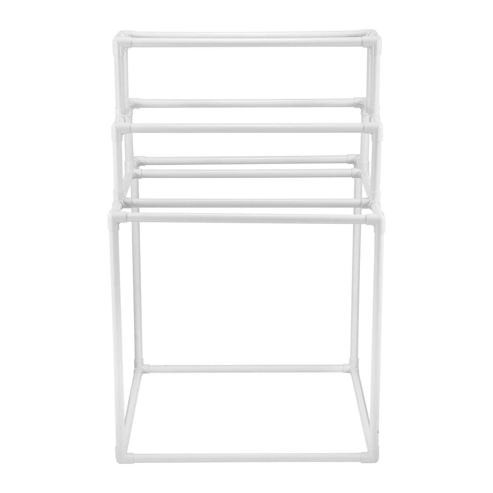 Towel Racks & Holders: VEVOR Towel Rack 8-Bar Outdoor PVC Towel Holder for Poolside Spa Bathroom White