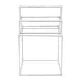 Towel Racks & Holders: VEVOR Towel Rack 8-Bar Outdoor PVC Towel Holder for Poolside Spa Bathroom White
