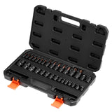 Drill & Screwdriver Accessories: Torx Bit Socket and External Torx Socket Set 31-Piece T8-T70 and E4-E24 Steel