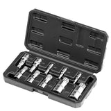 Drill & Screwdriver Accessories: XZN Triple Square Spline Bit Socket Set 10-Piece M4-M18 Cr-V Steel Storage Case