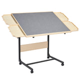 Kid's Jigsaw Puzzles: VEVOR 1500 Piece Puzzle Table with Legs, 4 Drawers and Cover, 86x63cm Portable Wooden Board with Wheels, Jigsaw Puzzle Accessories for Adults, Adjustable Height & 5-Tilting-Angle, Gift for Mom