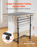 Kid's Jigsaw Puzzles: VEVOR 1500 Piece Puzzle Table with Legs, 4 Drawers and Cover, 86x63cm Portable Wooden Board with Wheels, Jigsaw Puzzle Accessories for Adults, Adjustable Height & 5-Tilting-Angle, Gift for Mom