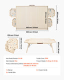 Jigsaw Puzzles & Accessories: VEVOR 1500 Piece Puzzle Board with Folding Leg Portable Wooden Jigsaw 86x63cm