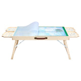 Jigsaw Puzzles & Accessories: VEVOR 1500 Piece Puzzle Board with Folding Leg Portable Wooden Jigsaw 86x63cm
