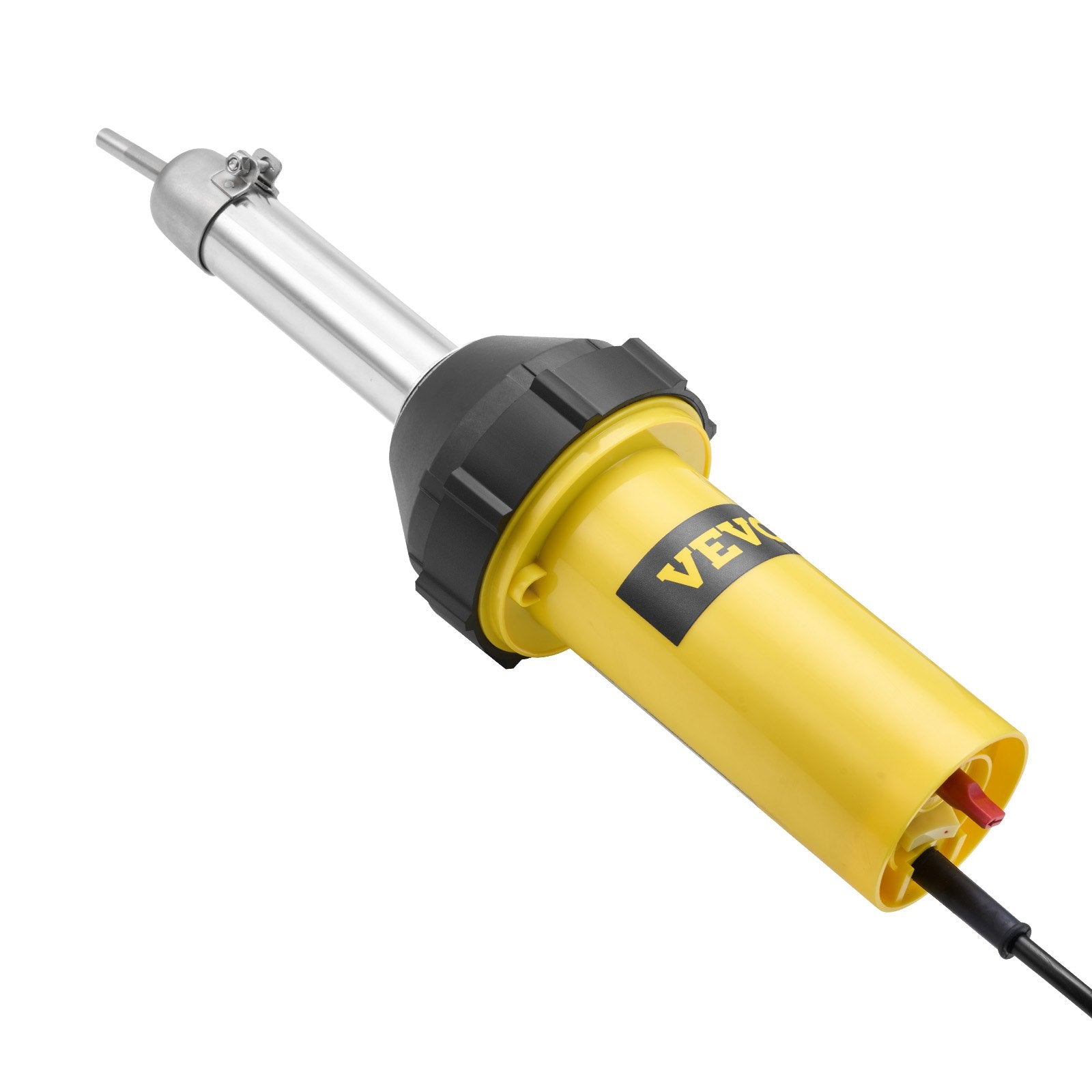 Heat Guns: VEVOR Hot Air Plastic Welder, 1000W Hot Air Torch Pistol, 50- 600°C PVC TPO Vinyl Heat Gun Welding Torch, Plastic Welding Kit with 4 Accessories- 2 Nozzles, 1 Seam Roller & Brush for PP/PE/PVC Sheet