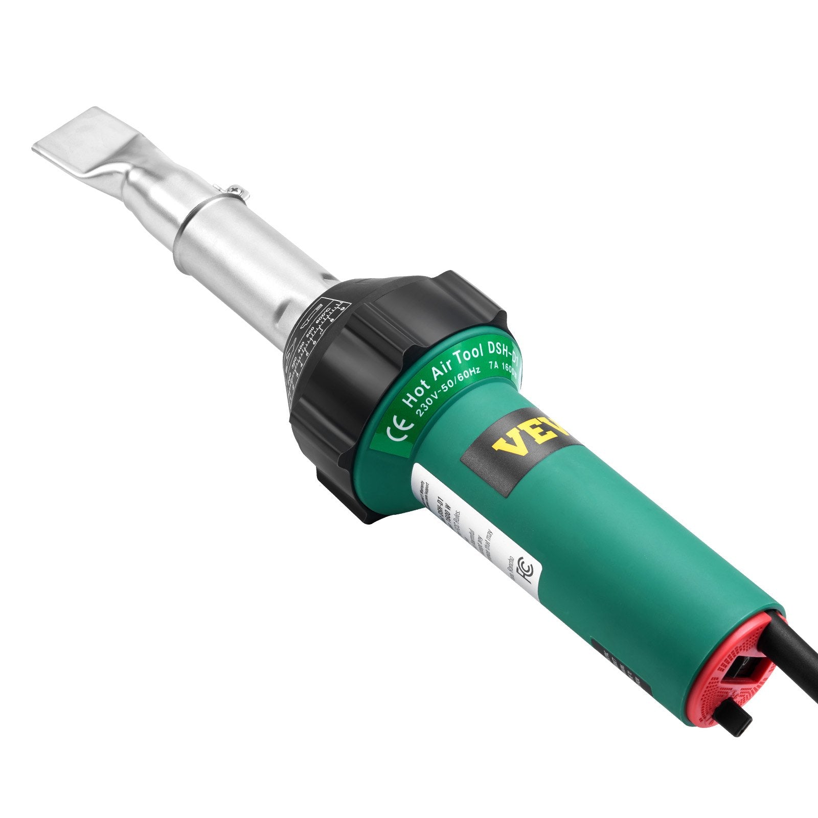 Gardening Tools: VEVOR Hot Air Plastic Welder 1600W PVC TPO Vinyl Heat Gun Torch & 9 Accessories