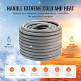 Air Compressors Accessories: VEVOR 19.1 mm Flexible Electrical Conduit, 30.5 m, PVC Liquid-Tight Conduit Non-Metallic with 5 Straight and 5 90-Degree Conduit Connector Fittings, for Air Conditioning Motor Controller Pump, IP65