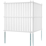 Automotive Repair & Speciality Tools: VEVOR 1.22m W x 1.22m H Vinyl Privacy Fence Panels, Air Conditioner Fence, Outdoor Privacy Screens for Trash Can, Pool Equipment Enclosure, Privacy Screen Kit Strip Panels (2 Panels)