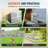 Automotive Repair & Speciality Tools: VEVOR 1.22m W x 1.22m H Vinyl Privacy Fence Panels, Air Conditioner Fence, Outdoor Privacy Screens for Trash Can, Pool Equipment Enclosure, Privacy Screen Kit Strip Panels (2 Panels)