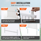 Automotive Repair & Speciality Tools: VEVOR 1.22m W x 1.22m H Vinyl Privacy Fence Panels, Air Conditioner Fence, Outdoor Privacy Screens for Trash Can, Pool Equipment Enclosure, Privacy Screen Kit Strip Panels (2 Panels)